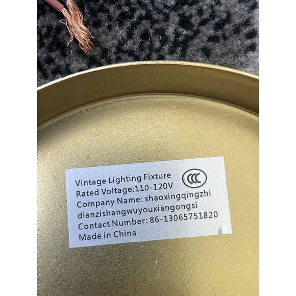 Sconce Tulip Shaped Smoked Colored Glass Shade Hard Wired Light Lamp - Picture 12 of 16